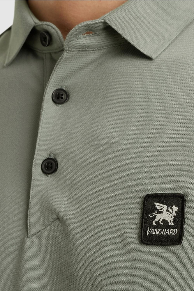 POLO VAN PIQUE MET STRETCH VPSS2504850 6022 CHINOIS GREEN